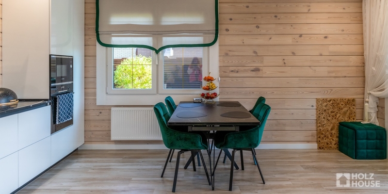 Дом из клееного бруса по проекту \"Корвет v3\" Фото 27